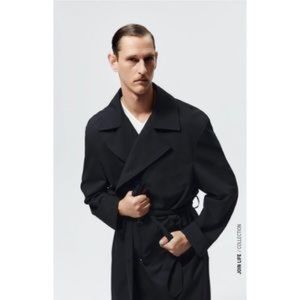 NWT Zara man oversized trench coat